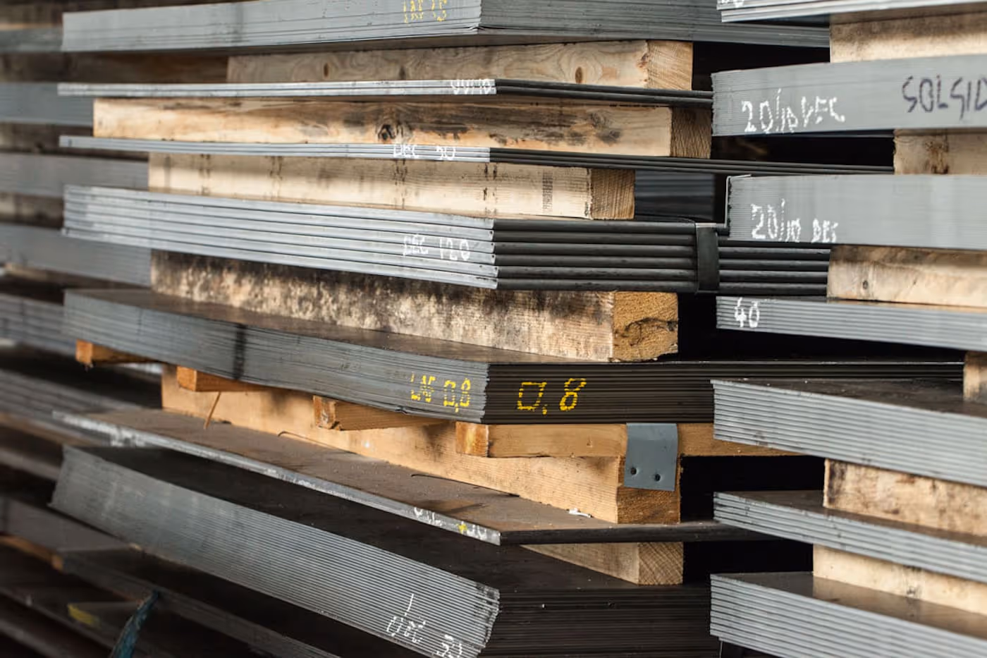 Sheets from coils — Solsider markings