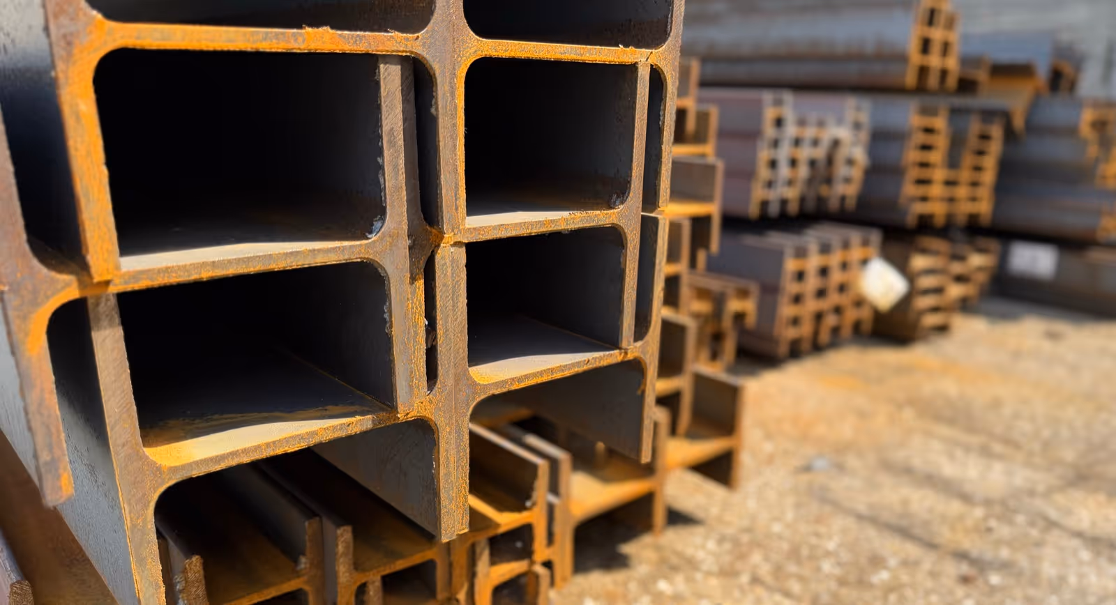 HEA beams — H-section detail