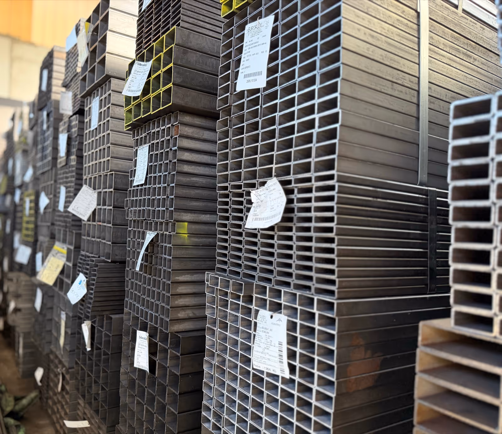 Square and rectangular tubes — wide range of sections
